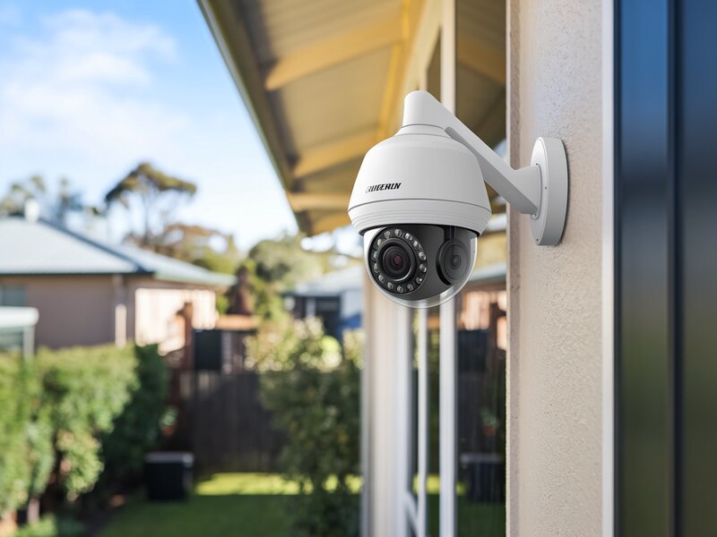 CCTV security camera installation