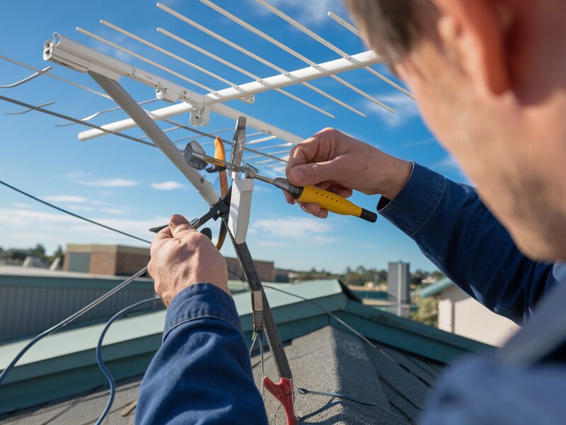 TV antenna repair service